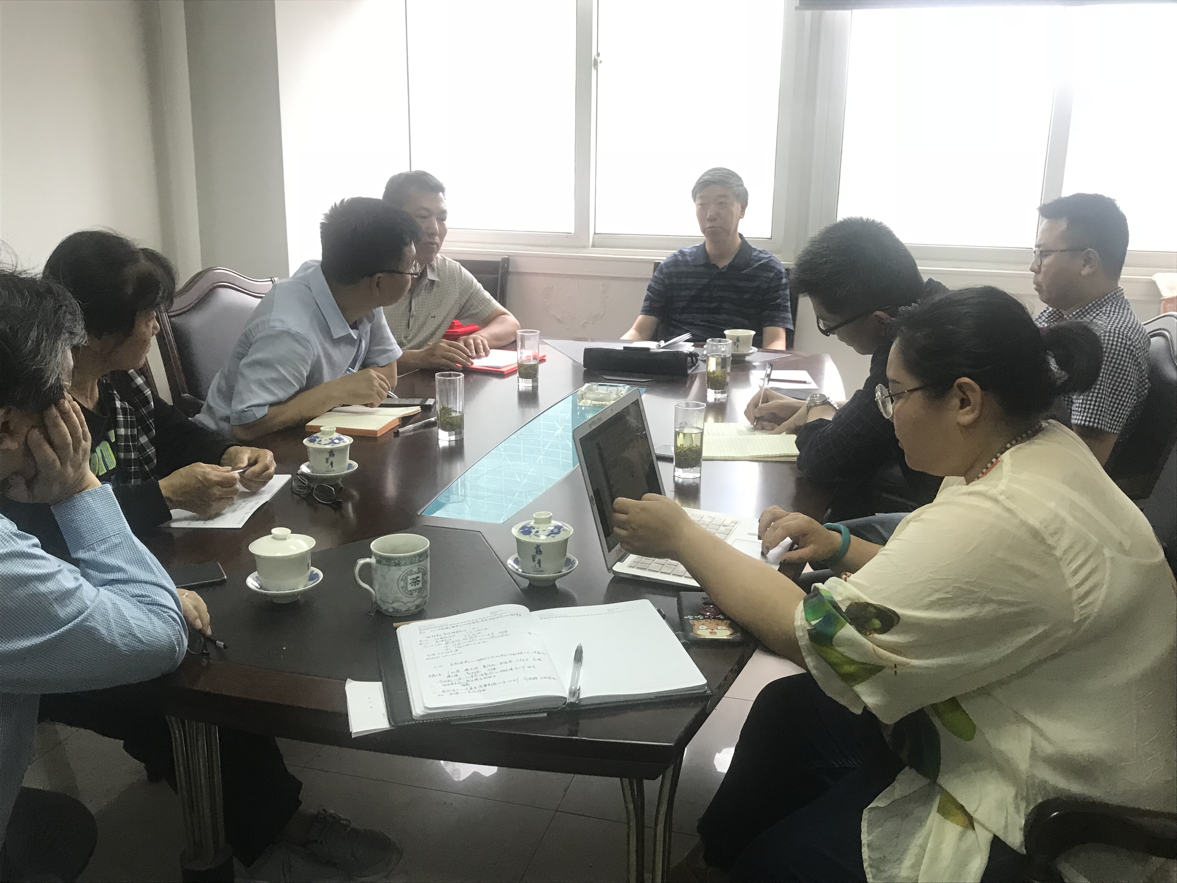 安徽省茶文化研究会内设机构（在肥）负责人员务虚会召开