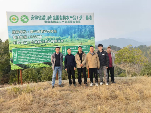 我会学术委员会主任章传政一行前往安徽潜山茶叶科技小院开展倒春寒后茶园管理工作